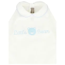 Chenille Rompers met Teddybeer Borduurwerk