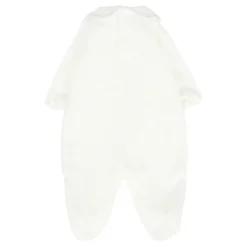 Chenille Rompers met Teddy Bear Borduurwerk