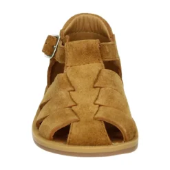 Cognac Suede Sandal POPPY DADDY