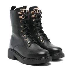 Combatlaarzen met Strass Ovaal T