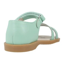 Comfortabele Oker Leren Sandalen