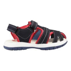 Coole blauw en rode kindersandalen