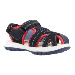 Coole blauw en rode kindersandalen