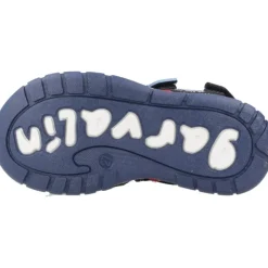 Coole blauw en rode kindersandalen