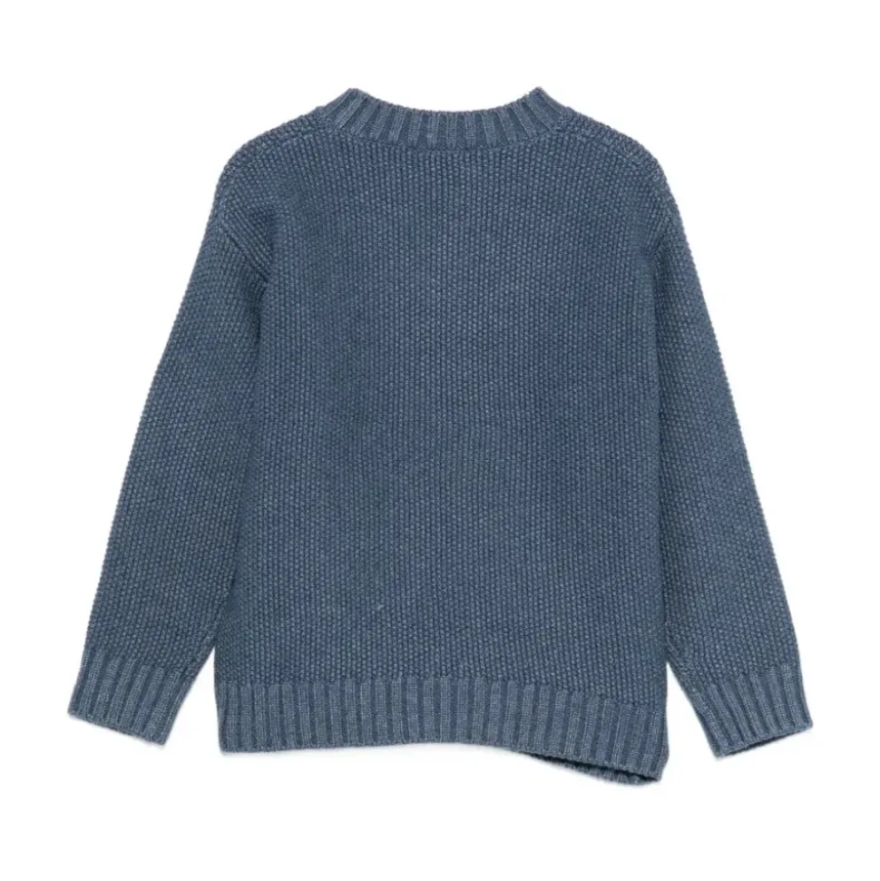 Cotton Sweater met Borduursel