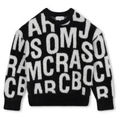 Crewneck Trui met Gekamd Effect