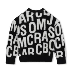 Crewneck Trui met Gekamd Effect