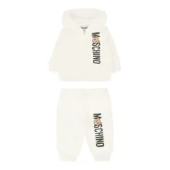 Crème Baby Tracksuit met Print