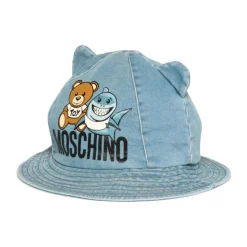 Denim Bucket Hat met Dierenprint