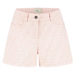Denim Shorts met FF Logo Print