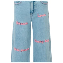Denim vijf-pocket jeans met verstelbare taille