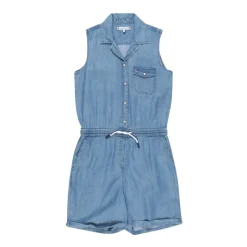 Denim-Effect Jumpsuit