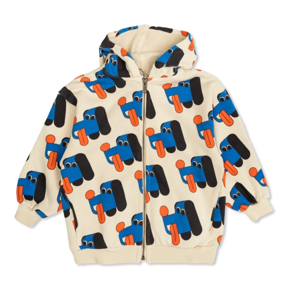 Doggy Mate All Over Zipped Hoodie