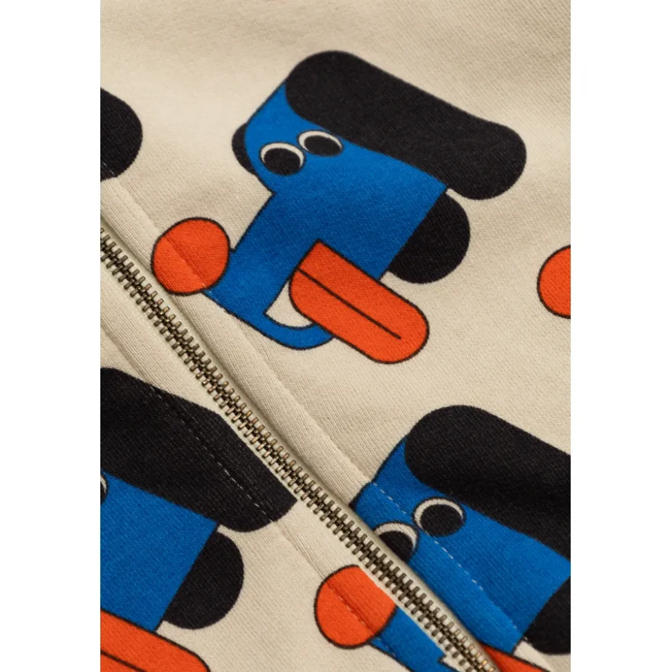 Doggy Mate All Over Zipped Hoodie