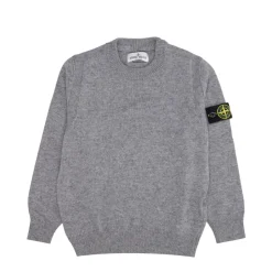 Donkergrijze wollen trui