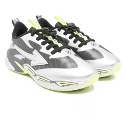 Donkergrijze Zilveren Springende Schoenen