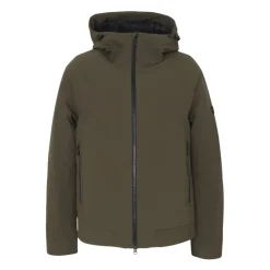 Donkergroene capuchonjas voor kinderen