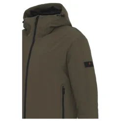 Donkergroene capuchonjas voor kinderen