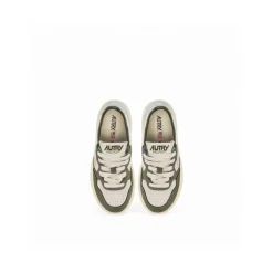 Driekleurige Suède Sneakers met Comfortabele Padding