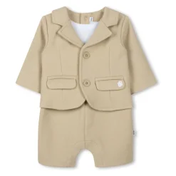 Dubbelzijdige Jersey Piqué Jumpsuit