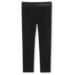 Effen Legging met Strasssteentjes