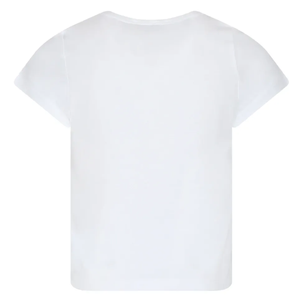 Eiffeltoren Print Wit T-shirt