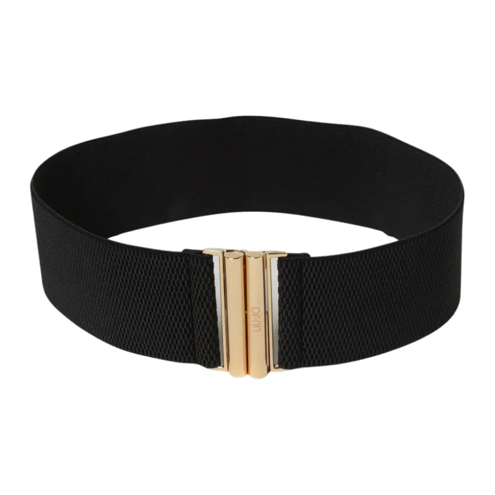 Elastische geweven riem met haaksluiting