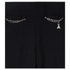 Elegante Zwarte Katoenen Broek