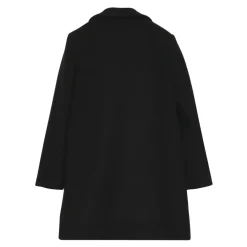 Elegante zwarte winterjas voor meisjes