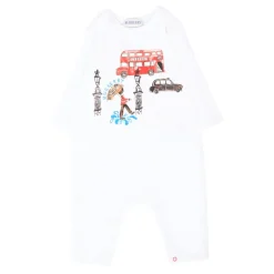 Engeland Geïnspireerde Romper met Rode Print