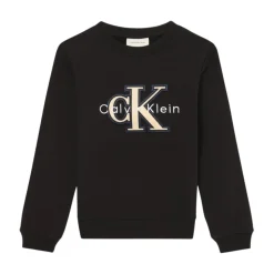 Festive Mono Logo Sweatshirt - Zwart