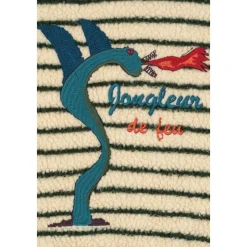 Fleece met borduursel