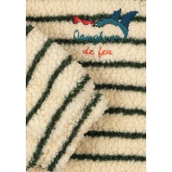 Fleece met borduursel