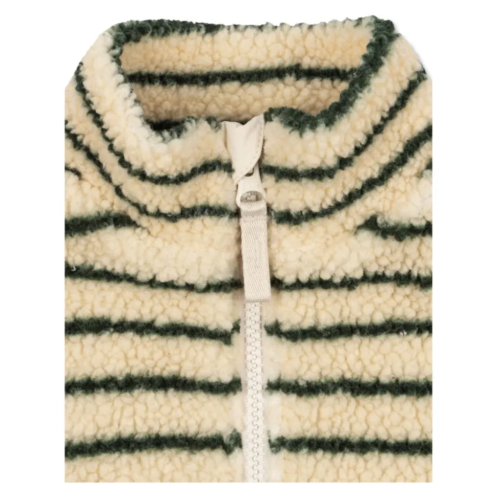 Fleece met borduursel