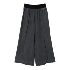 Flowing Denim Trousers