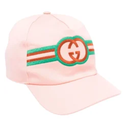 Geborduurde gestreepte hoed