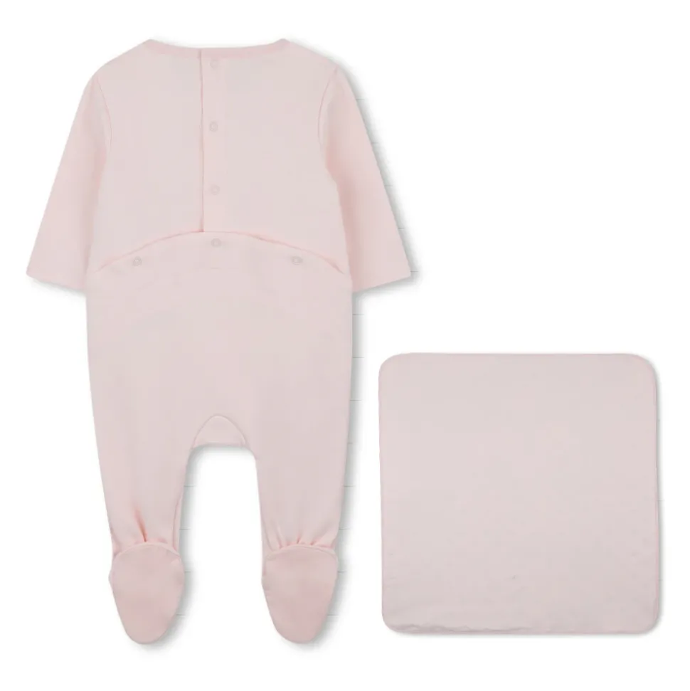 Geborduurde Logo Sleepsuit & Deken Set