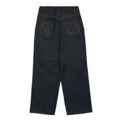 Geborduurde Navy Blue Kinder Jeans
