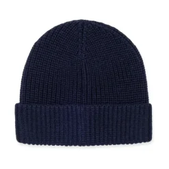 Gebreide Beanie Muts met Patch