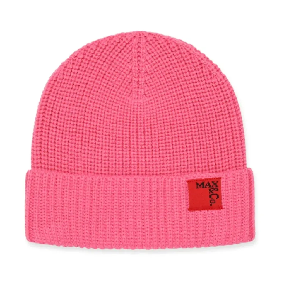 Gebreide Beanie Muts met Patch