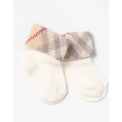 Gebreide Boord Baby Sokken