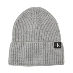 Gebreide muts lichtgrijs