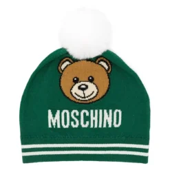 Gebreide muts met logo