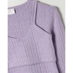 Gebreide Set met Geometrisch Patroon