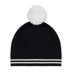 Gebreide Teddy Bear Hoeden Zwart