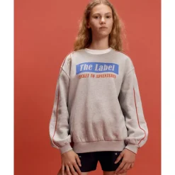 Gebreide Trui met Tekstprint