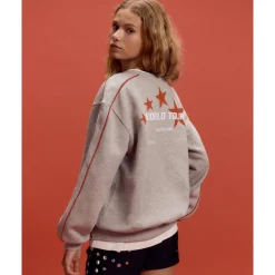 Gebreide Trui met Tekstprint