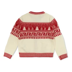 Gebreide vest met patroon