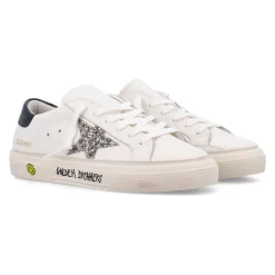 Gelamineerde Nappa Sneakers met Glitterster