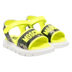Gele Camo Sandalen Kinderen